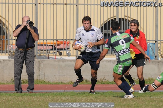 2011-10-02 Rugby Grande Milano-CUS Verona Rugby 108